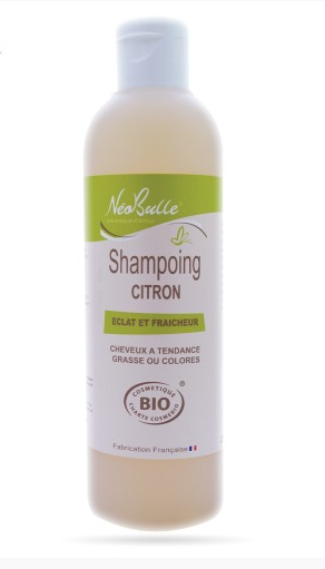 Shampoing citron cheveux gras Néobulle